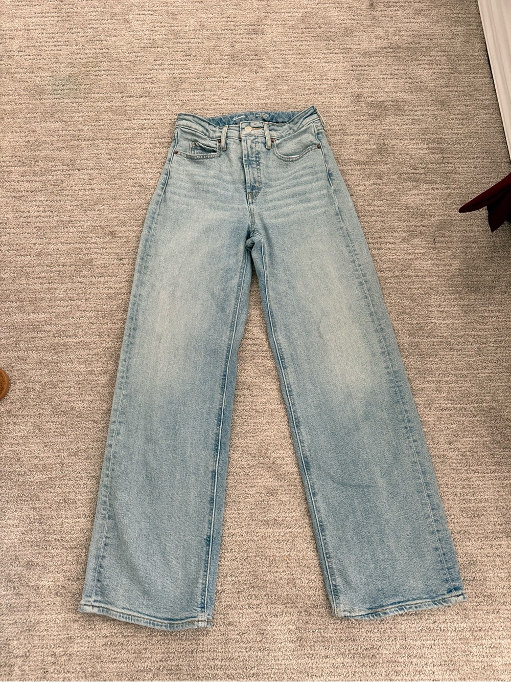 Old Navy Light Blue Wide-Leg High-Rise Jeans